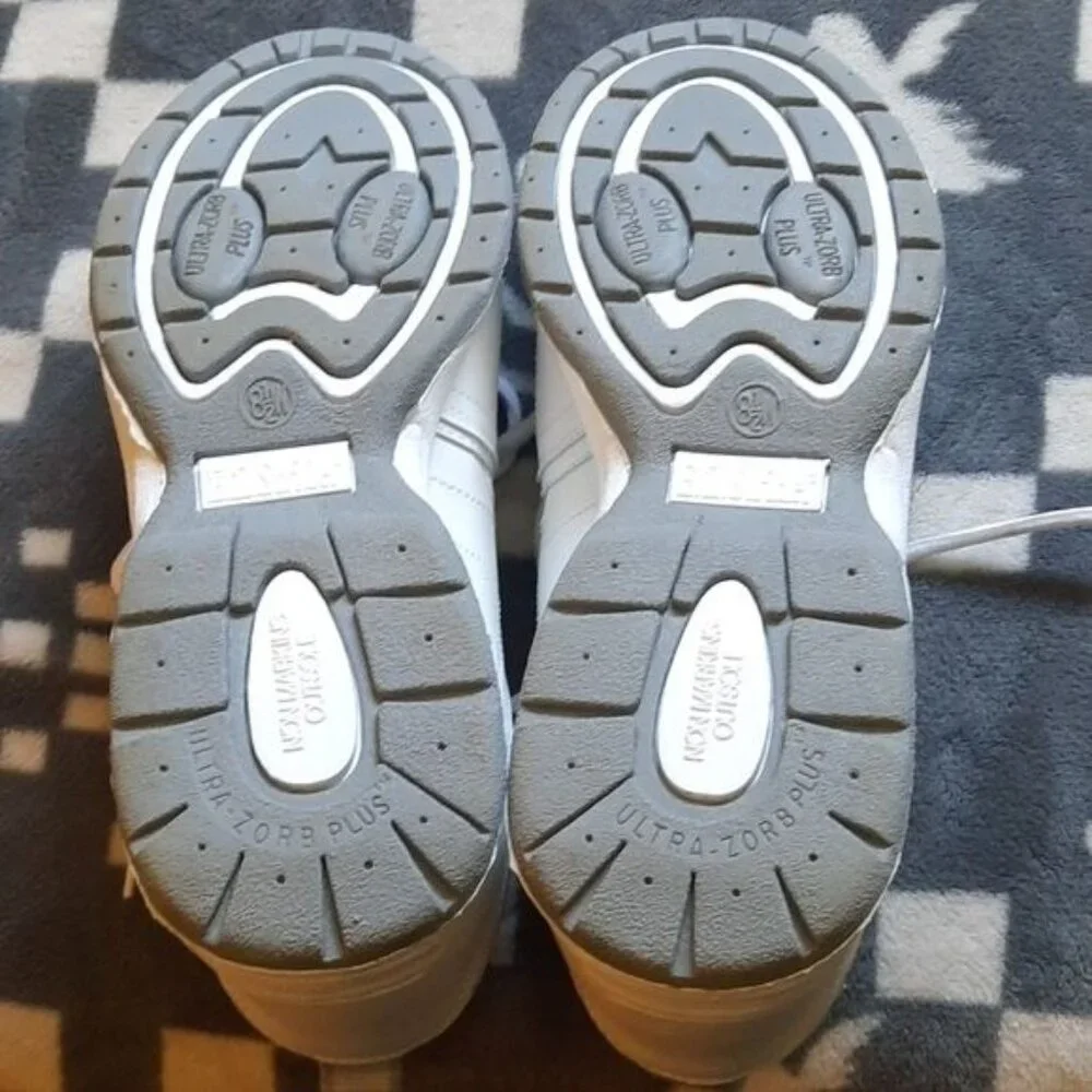 E.Z. Strider Mens White Ultra-Zorb Plus Non Marking Outsole Sneaker Size 8.5 - Picture 13 of 14